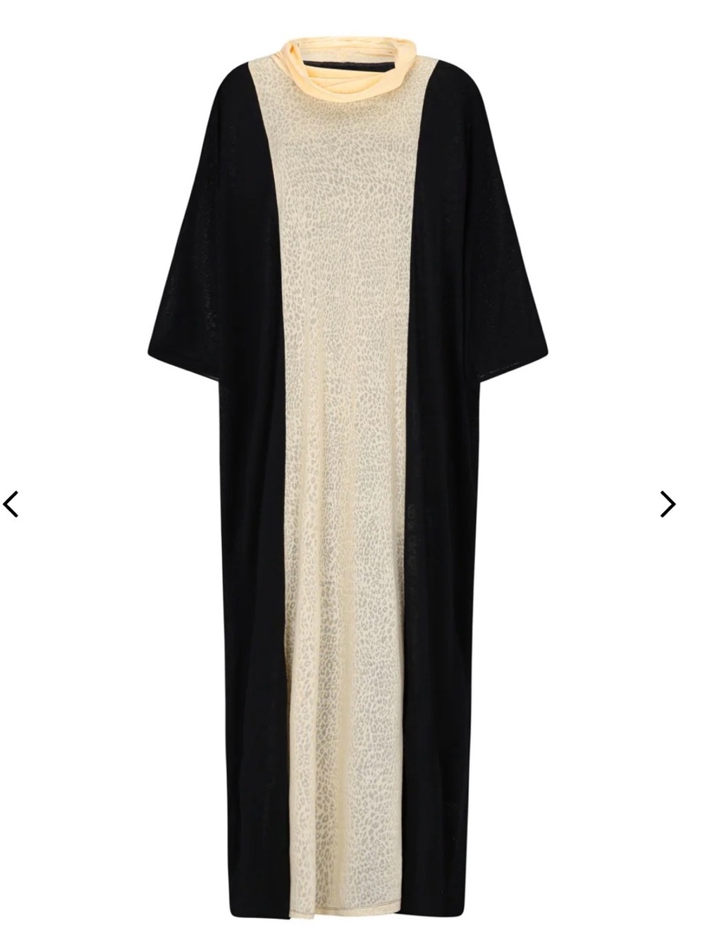 PITUSA Cowl neck colour block kaftan - Picture 2 of 6